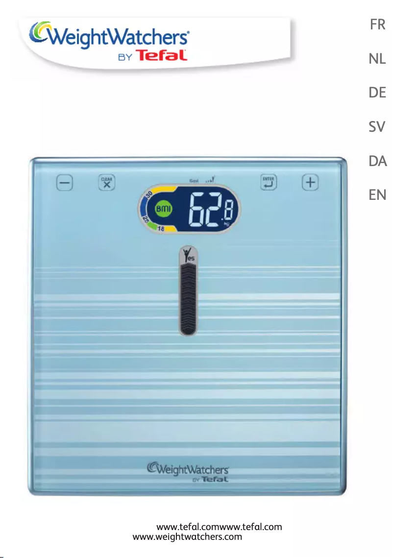 Image de la première page du manuel de l'appareil Weight Watchers WZ5100S5