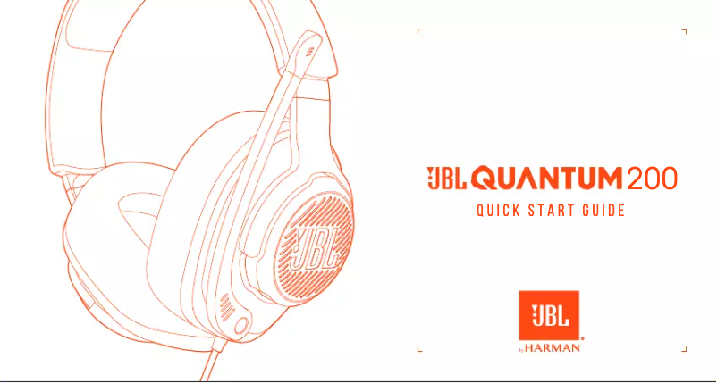 Page 1 de la notice Manuel utilisateur JBL Quantum 200