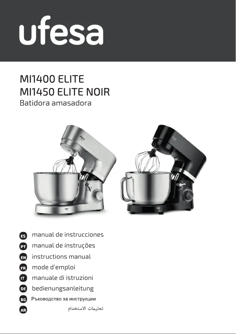 Page n°1 - Manuel utilisateur Ufesa Elite MI1400