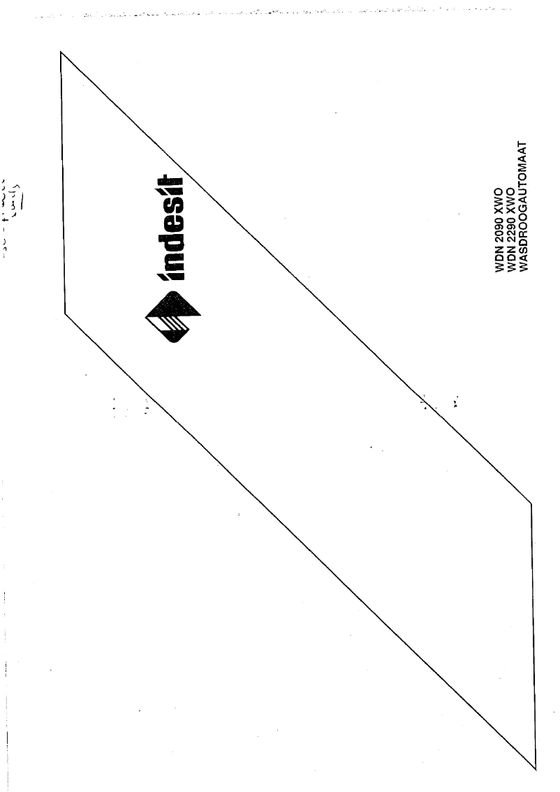 Page 1 de la notice Manuel utilisateur Indesit WDN 2090 XWO