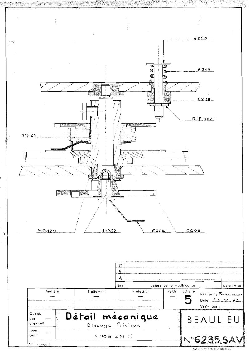 Image de la première page du manuel de l'appareil 4008 ZM
