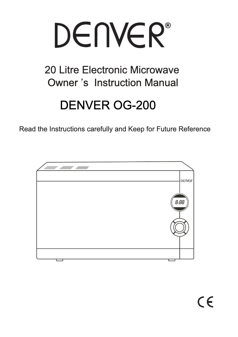 Imagen de la primera página del manual del dispositivo OG-200