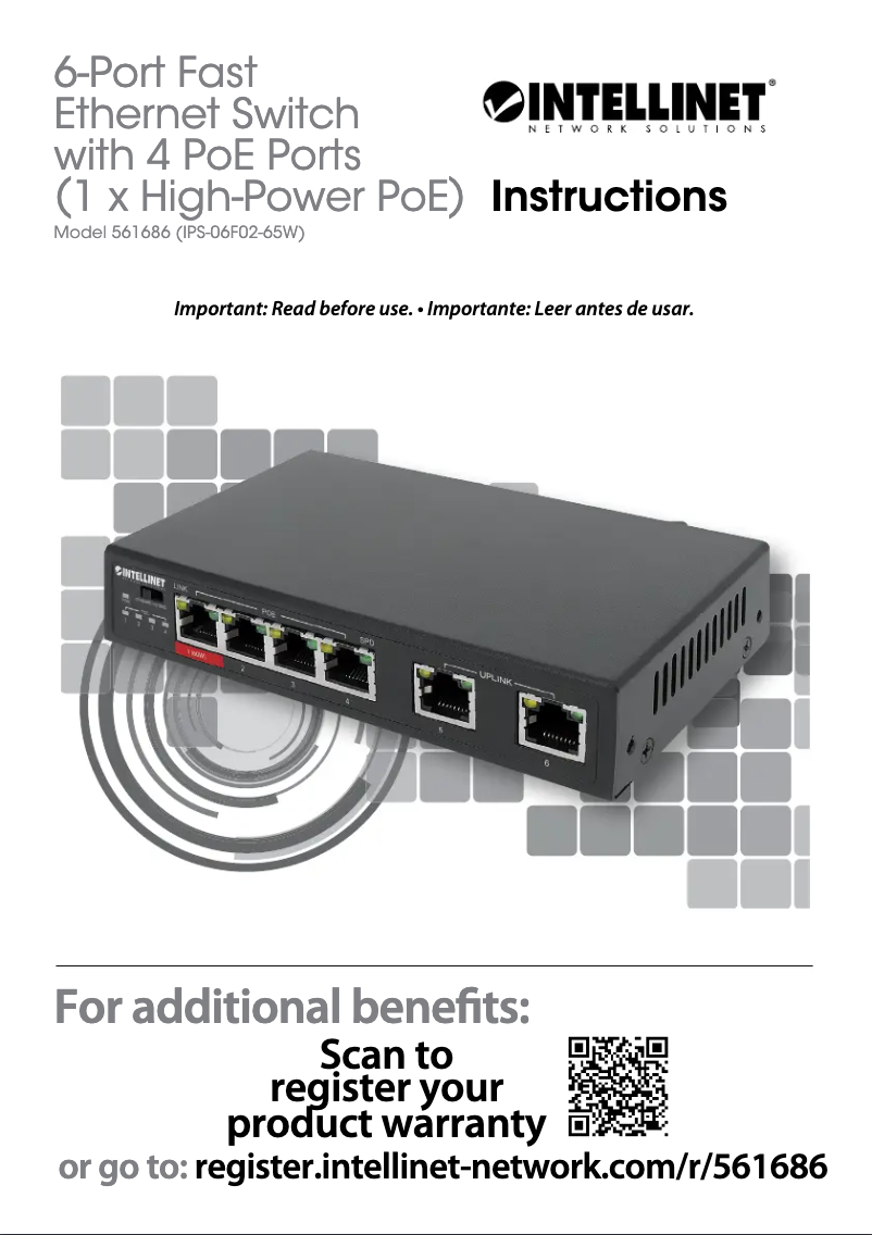 Page n°1 - Manuel utilisateur Intellinet 561686