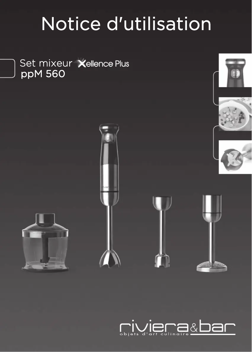 Image de la première page du manuel de l'appareil PPM560