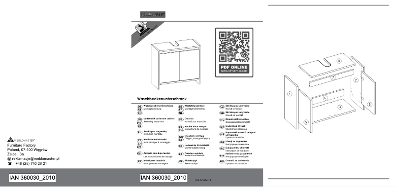 Page 1 de la notice Manuel utilisateur Livarno Lux IAN 367055
