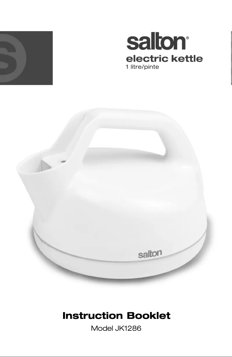 Imagen de la primera página del manual del dispositivo JK1286