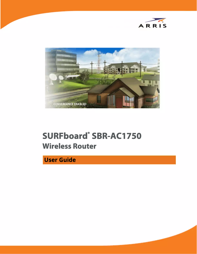 Image de la première page du manuel de l'appareil SURFboard SBR-AC1750