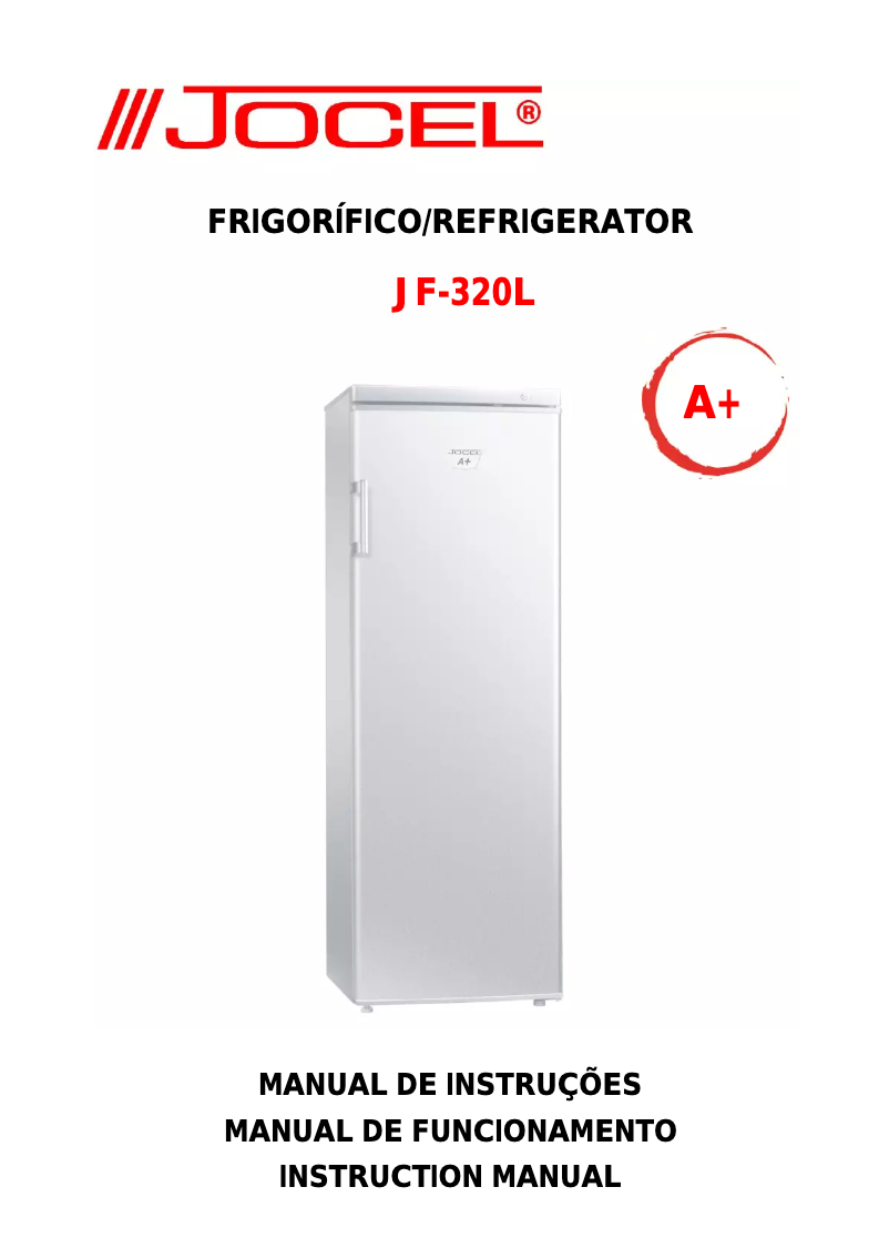 Page n°1 - Manuel utilisateur Jocel JF-320L