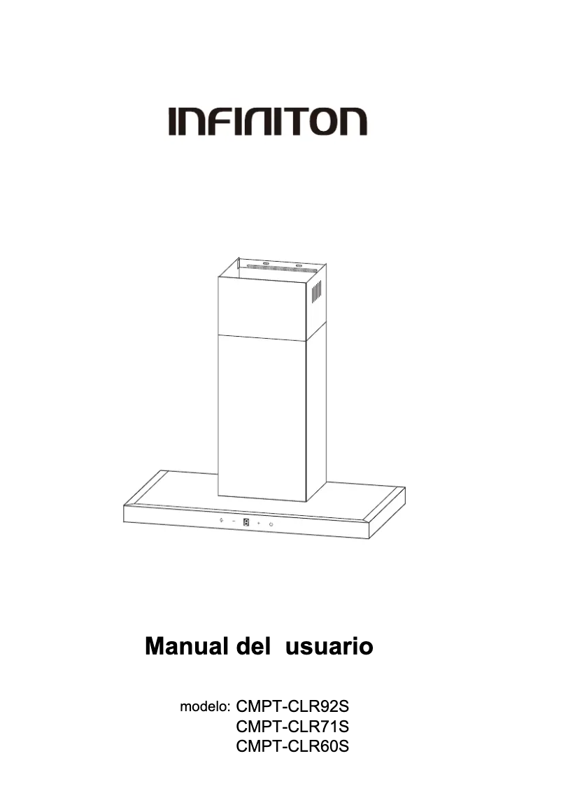 Page 1 de la notice Manuel utilisateur Infiniton CMPT-CLR60S