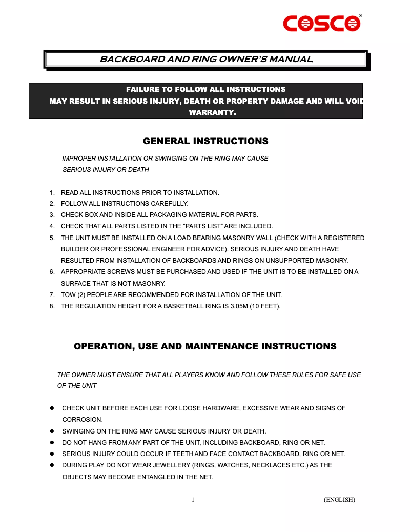 Image de la première page du manuel de l'appareil Acra 44