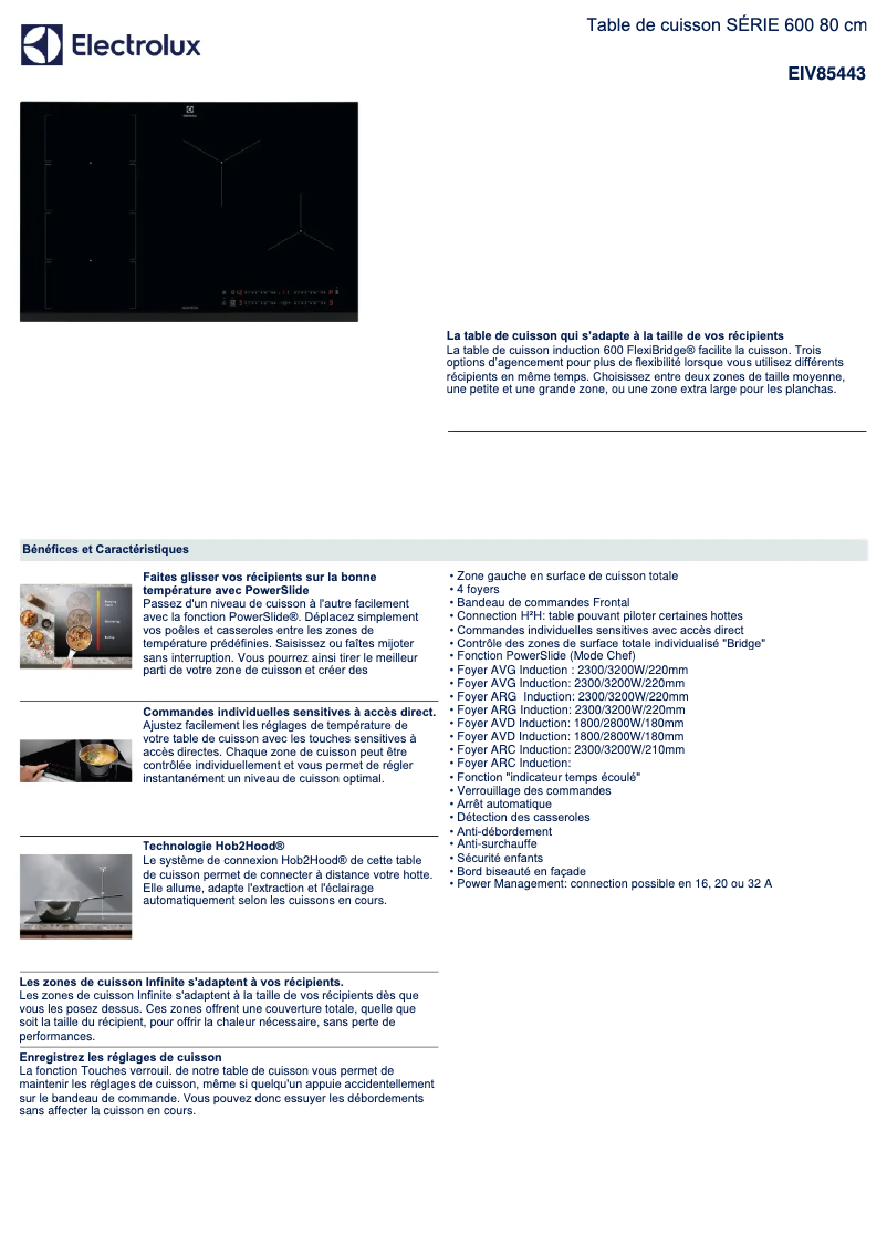 Image de la première page du manuel de l'appareil EIV85443