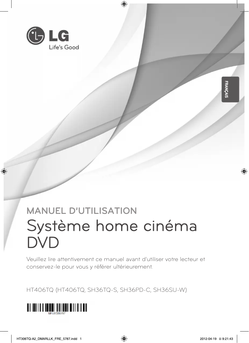 Página 1 del manual Manual de usuario LG HT406TQ