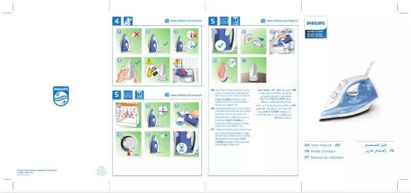 Page n°1 - Manuel utilisateur Philips Easyspeed GC1738