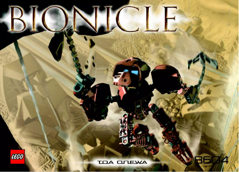 Page n°1 - Manuel utilisateur Lego Bionicle 8604