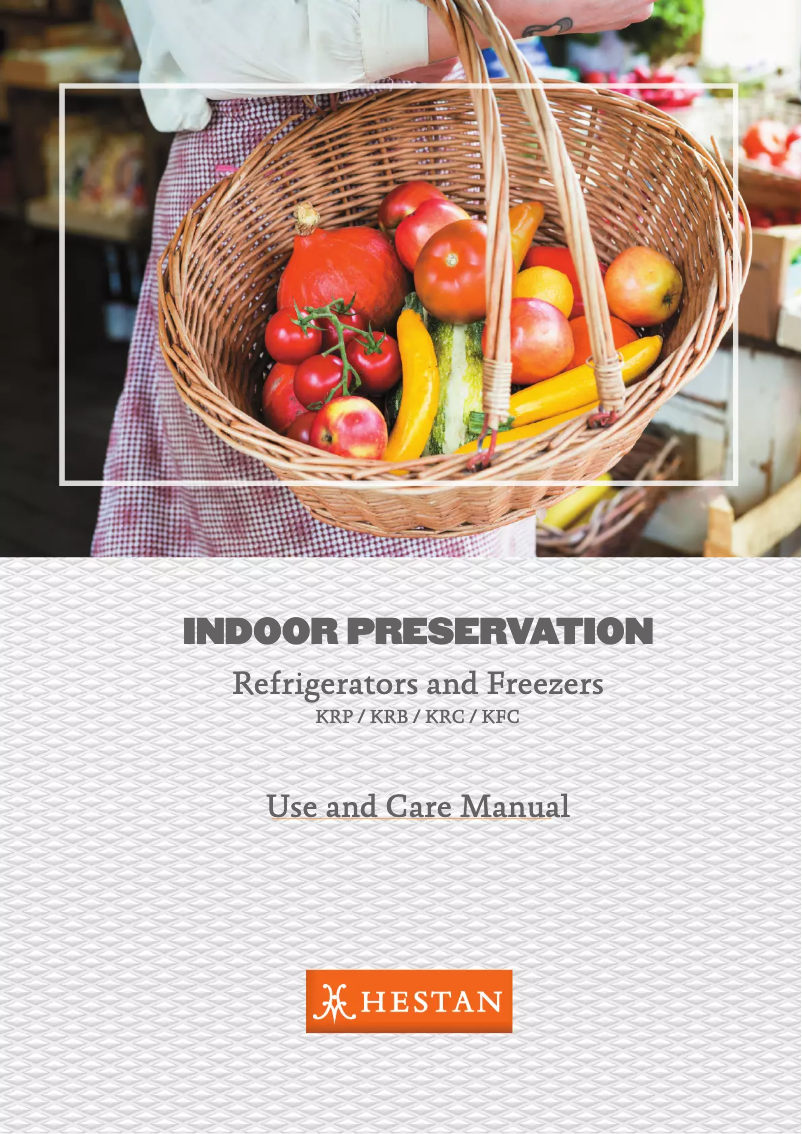 Page 1 de la notice Manuel d'utilisation et d'entretien Hestan KFCL30YW