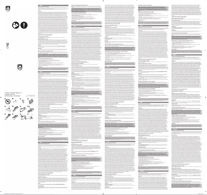 Page n°1 - Manuel utilisateur Philips Series 7000 S7885