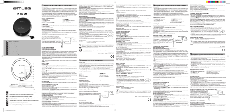 Image de la première page du manuel de l'appareil M-900 DM