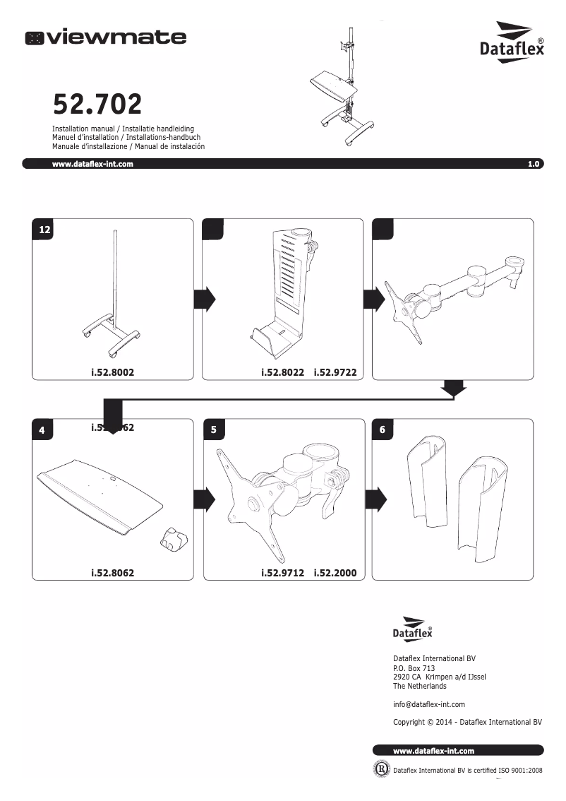 Page n°1 - Manuel utilisateur Dataflex ViewMate 702