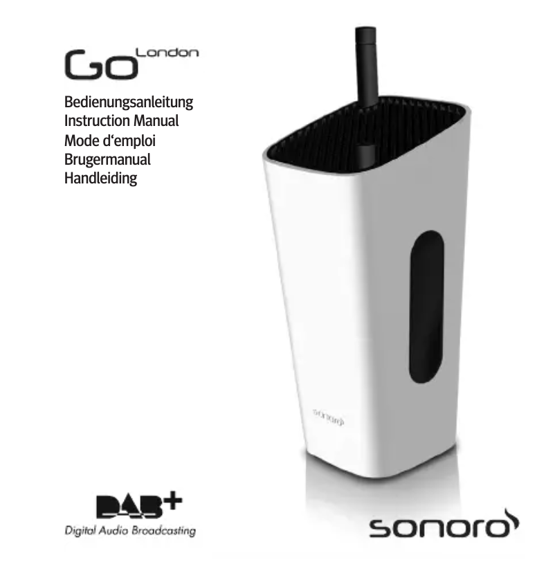Image de la première page du manuel de l'appareil Go London