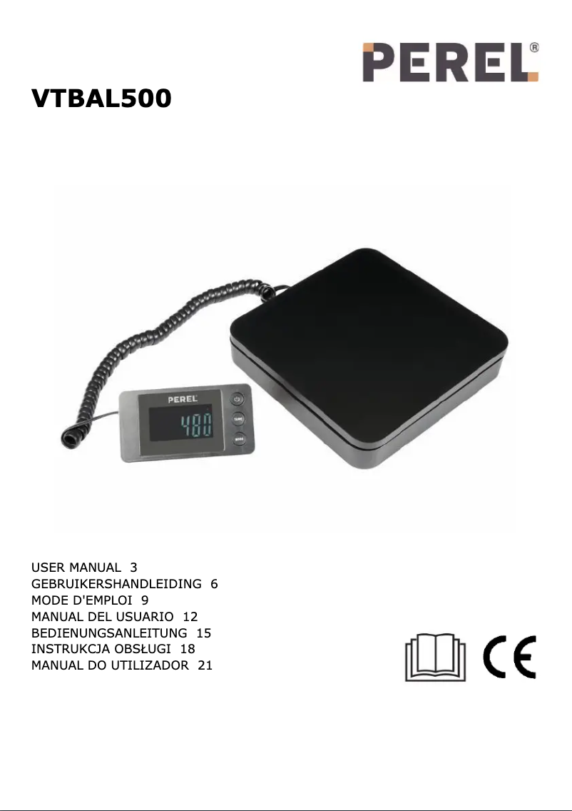 Image de la première page du manuel de l'appareil VTBAL500