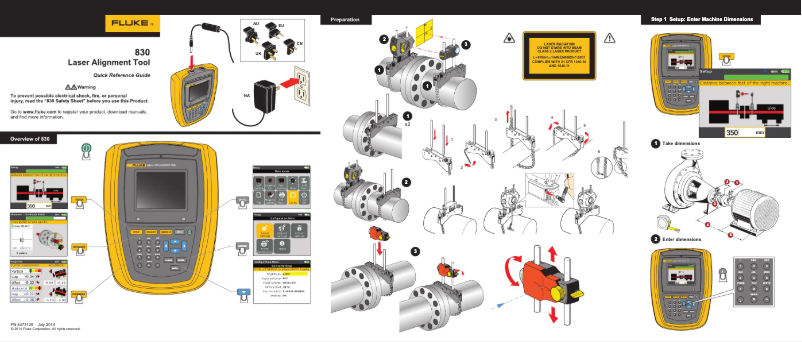 Page n°1 - Manuel utilisateur Fluke 830