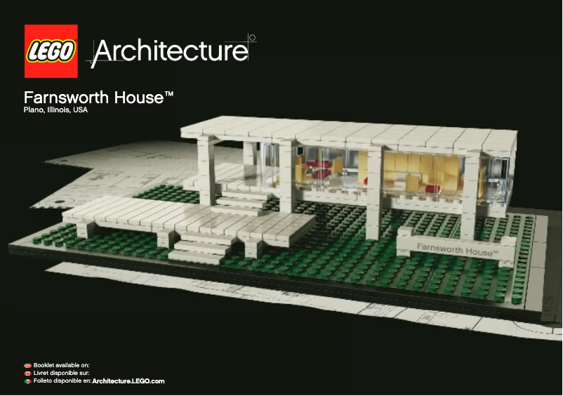 Page 1 of the manual User Manual Lego Farnsworth House (TM)