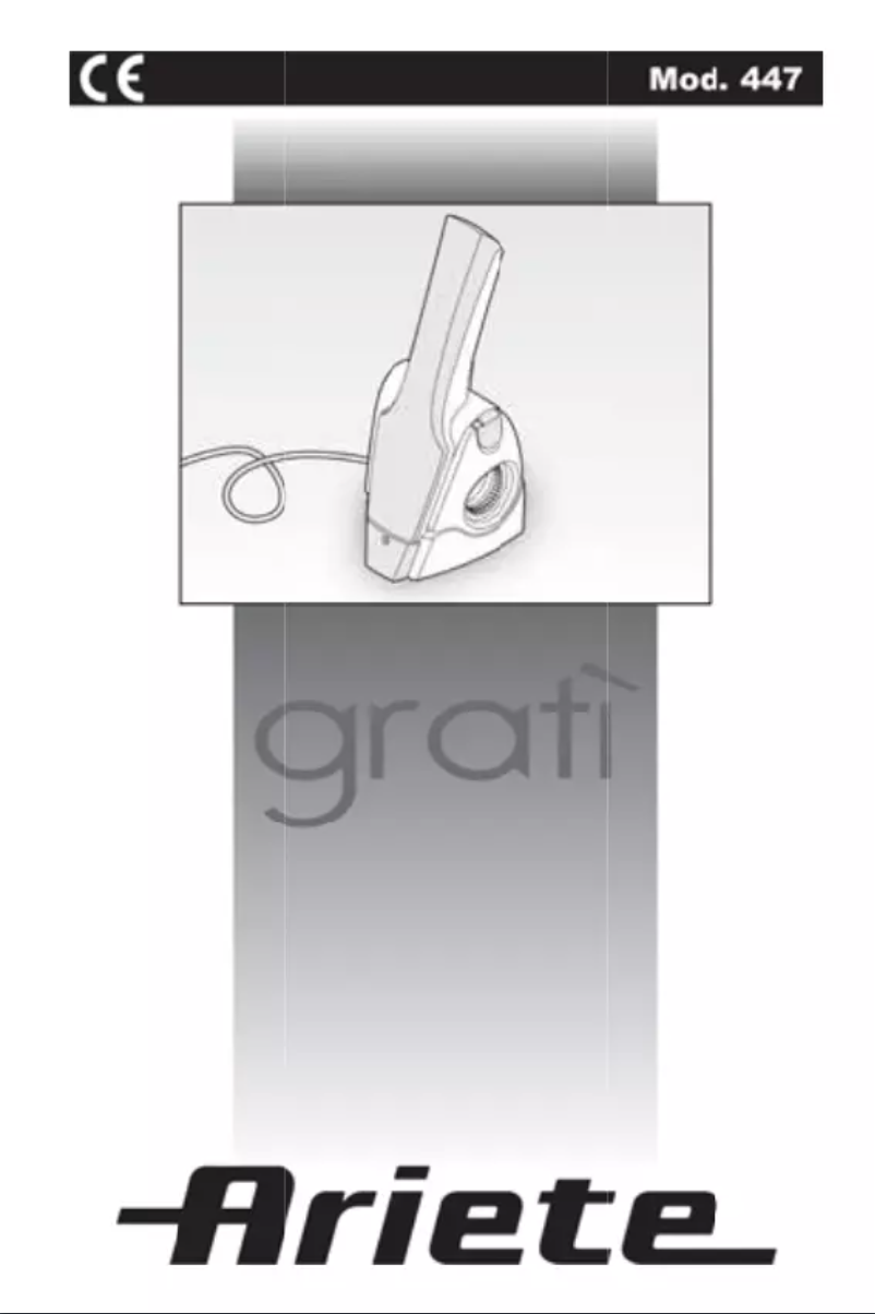 Page n°1 - Manuel utilisateur Ariete Gratì 2.0