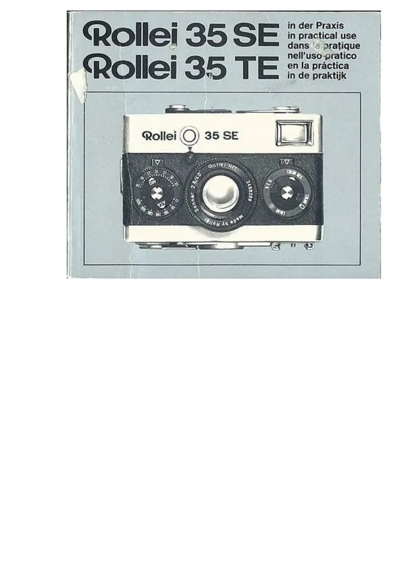 Image de la première page du manuel de l'appareil 35 TE