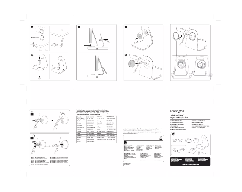 Page 1 de la notice Manuel utilisateur Kensington Acco K67918M