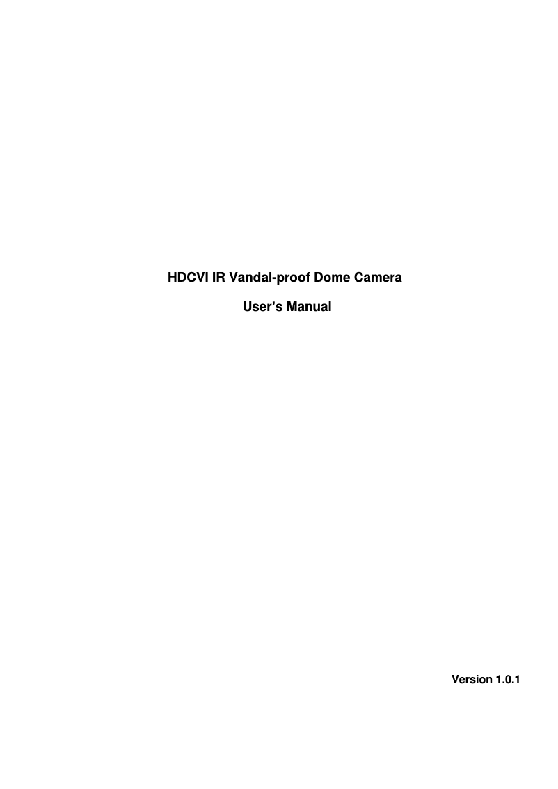 Page n°1 - Manuel utilisateur Dahua Technology Lite HAC-HDBW3802EP-Z-3711