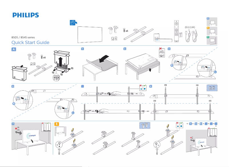 First page image of the manual for 70PUS8505