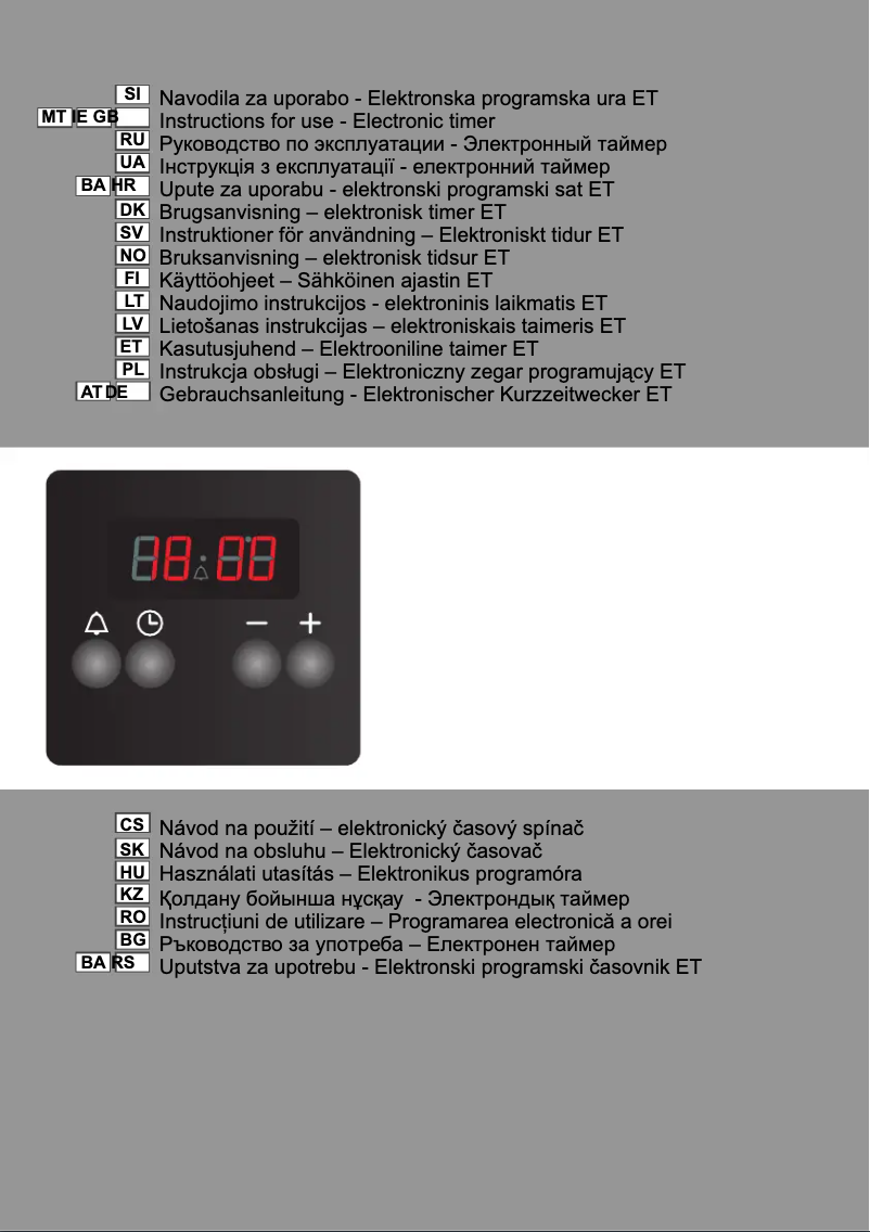 Image de la première page du manuel de l'appareil GI53378AX