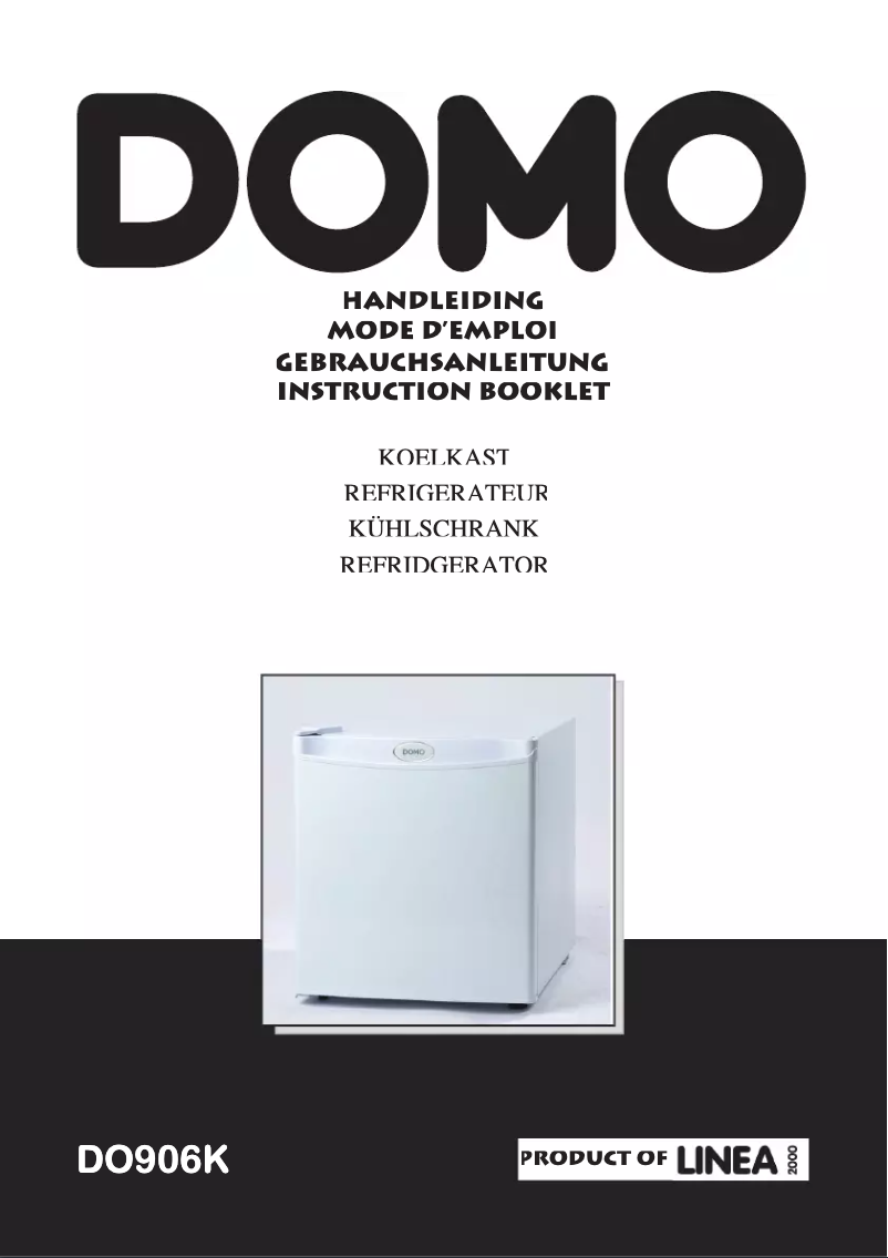 Image de la première page du manuel de l'appareil DO906K