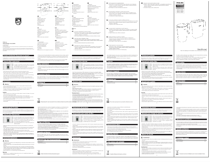 Page 1 de la notice Manuel utilisateur Philips AWP2936