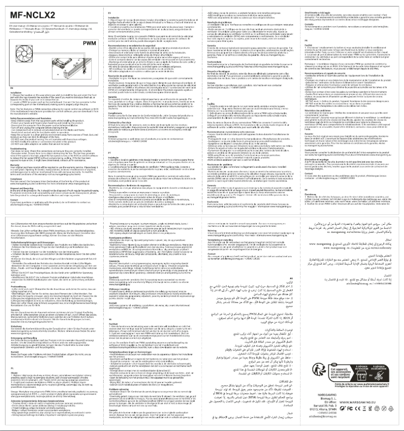 Image de la première page du manuel de l'appareil MF-NCLX2