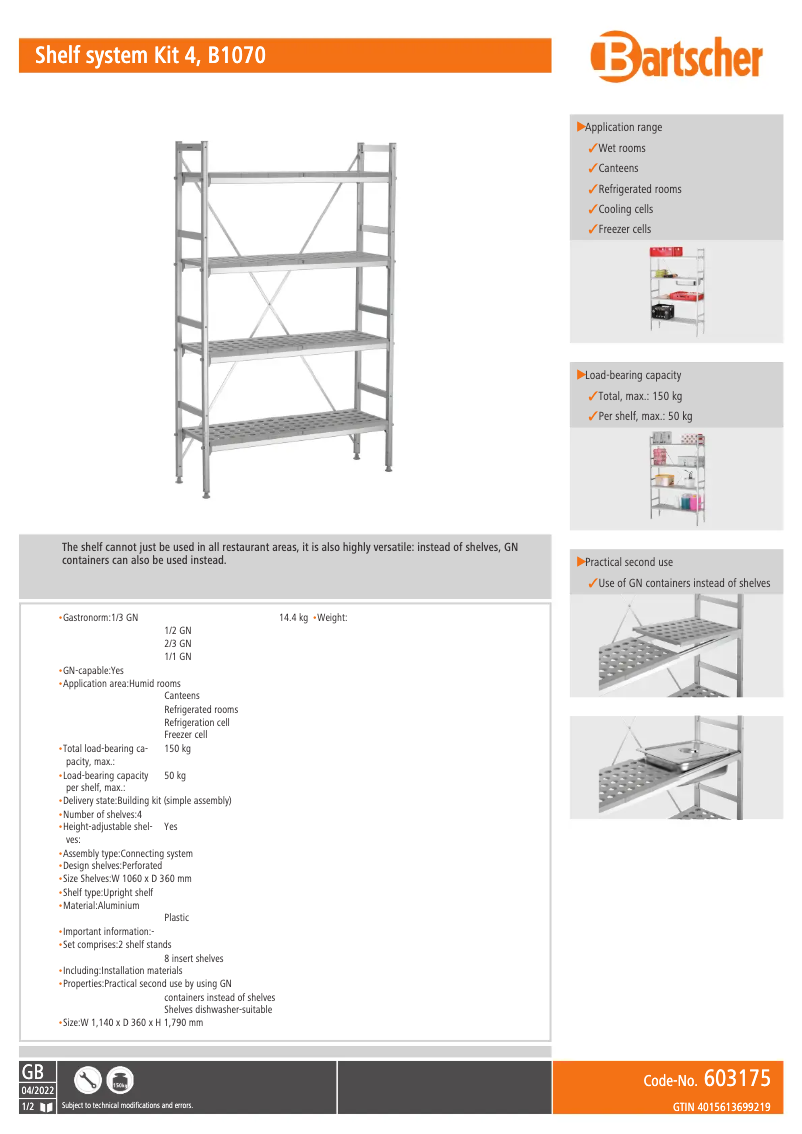 Imagen de la primera página del manual del dispositivo 603175