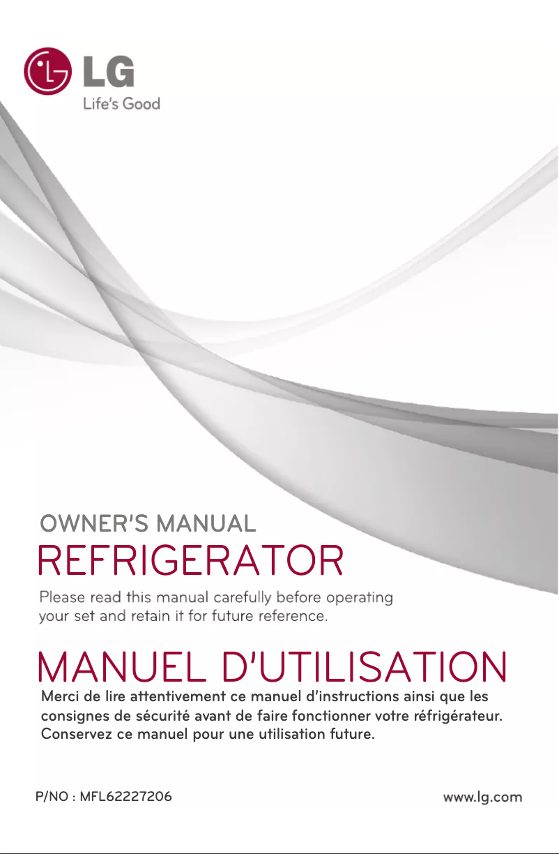 Page 1 de la notice Manuel utilisateur LG GL-B302RLMC