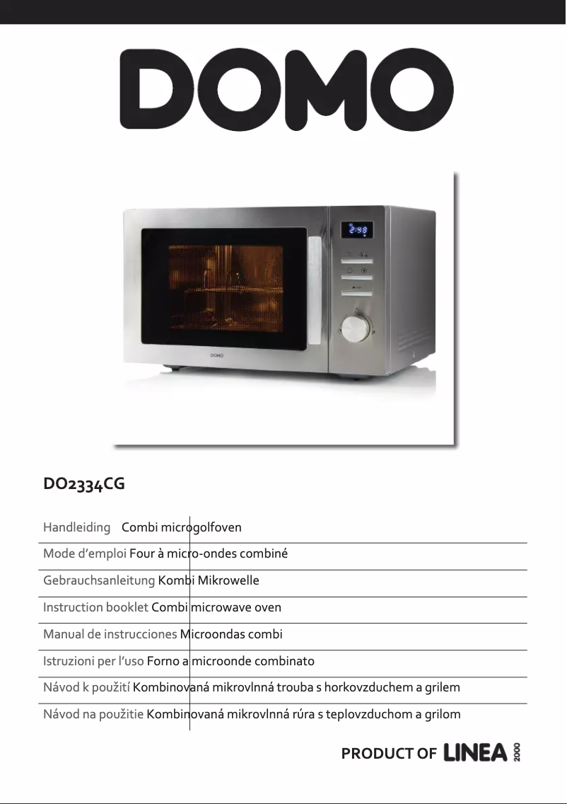 Page n°1 - Manuel utilisateur Domo DO2334CG