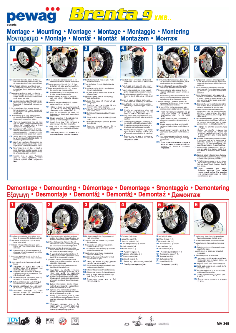 Page n°1 - Manuel utilisateur Pewag Nordic Star