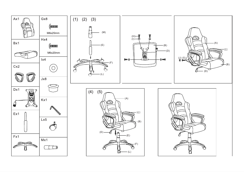 Page 1 de la notice Manuel utilisateur Arozzi Monza