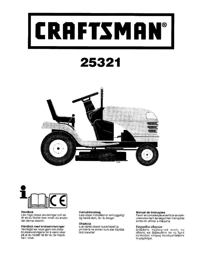 Página 1 del manual Manual de usuario Craftsman 25321
