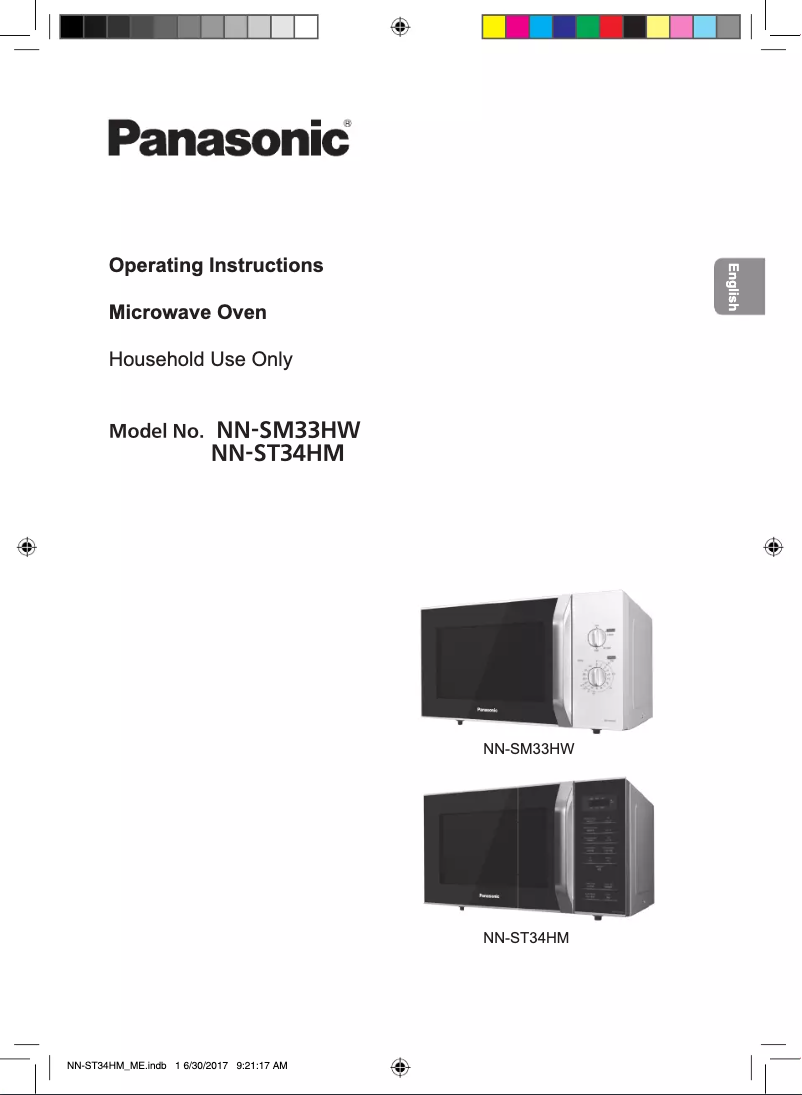 Image de la première page du manuel de l'appareil NN-ST34HMKPQ