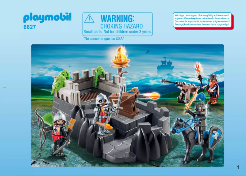 Page n°1 - Manuel utilisateur Playmobil 6627