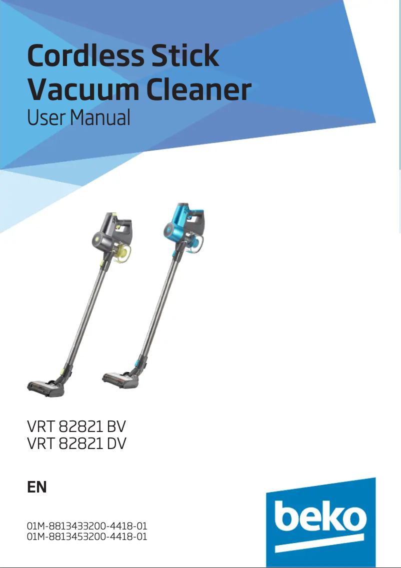 Page n°1 - Manuel utilisateur Beko VRT82821B