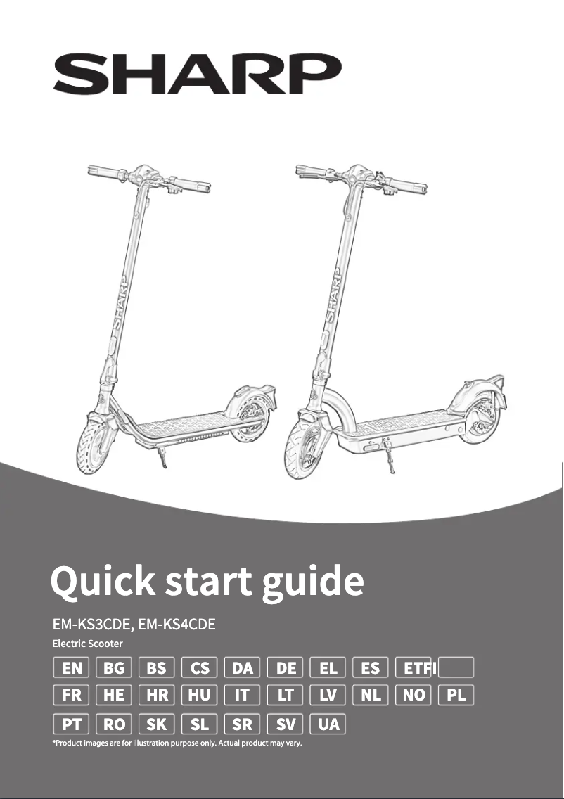 Image de la première page du manuel de l'appareil EM-KS3CDE