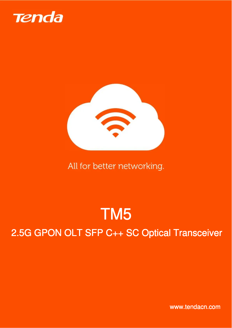 Image de la première page du manuel de l'appareil TM5