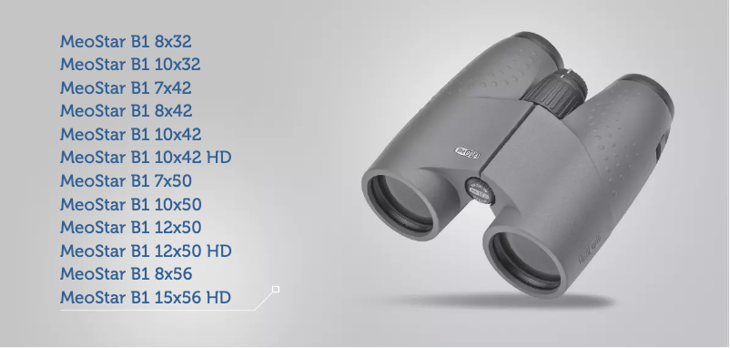 Page n°1 - Manuel utilisateur Meopta MeoStar B1 12x50