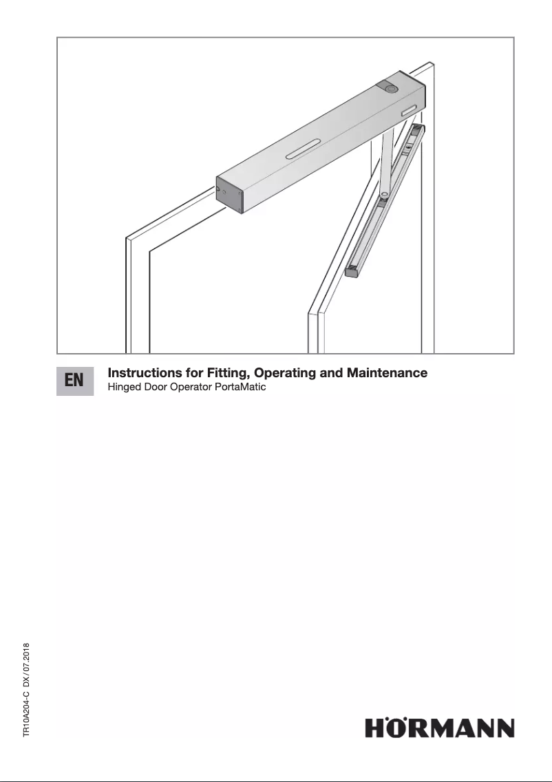 Image de la première page du manuel de l'appareil PortaMatic