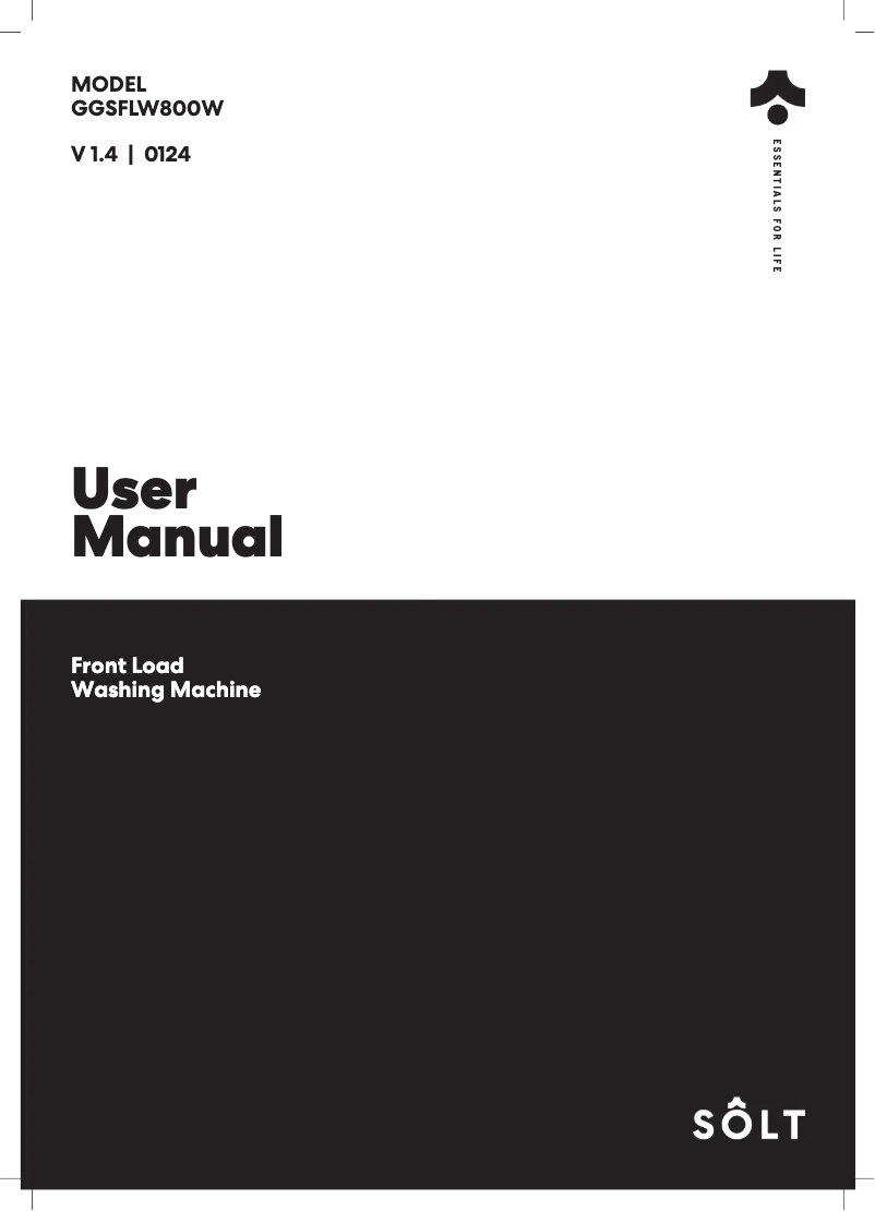 Page n°1 - Manuel utilisateur Sôlt GGSFLW800W