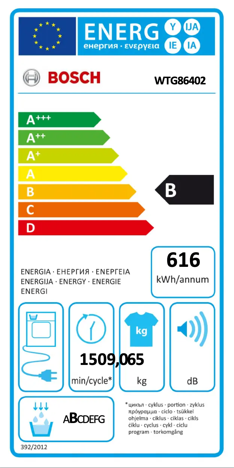 Image de la première page du manuel de l'appareil Serie 6 WTG86402